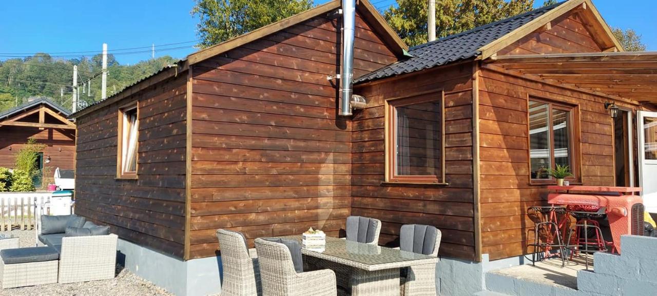 Le Chalet Castor - Camping International - Bomal - Durbuy Kültér fotó